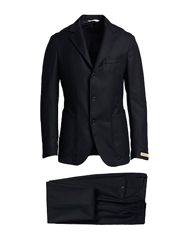 BRIGLIA 1949 Suits Black 99% Virgin Wool, 1% Elastane