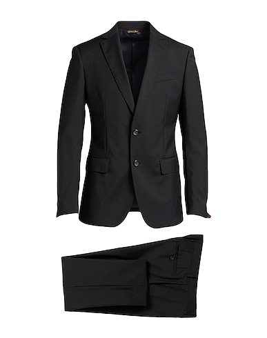 LANIFICIO F.LLI CERRUTI Suits Black 100% Virgin Wool