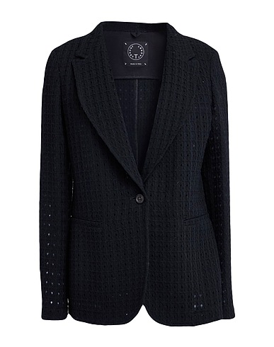 T-JACKET by TONELLO Blazer Black 60% Wool, 29% Polyester, 8% Polyamide, 3% Other Fibres