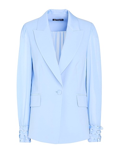 CAMILLA  Milano Blazer Light blue 97% Polyester, 3% Elastane