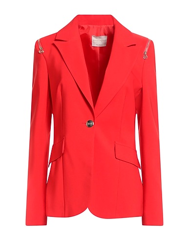 RINASCIMENTO Blazer Red 88% Polyester, 12% Elastane