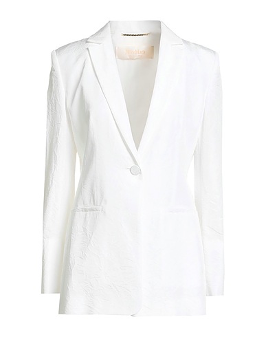 MAX MARA Blazer White 100% Acetate