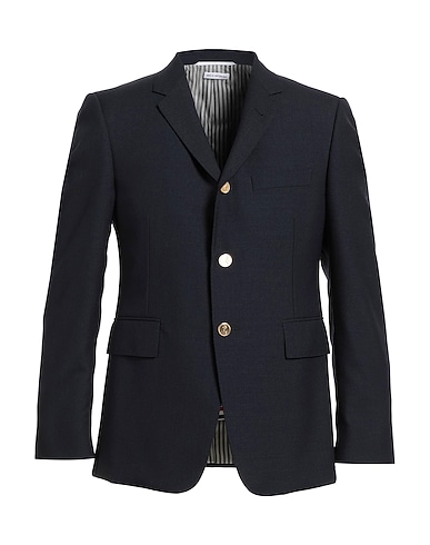 THOM BROWNE Blazer Midnight blue 100% Wool