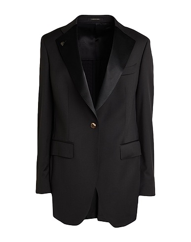 GABRIELE PASINI Blazer Black 100% Virgin Wool