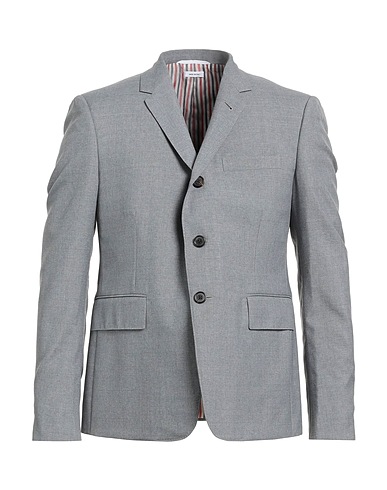 THOM BROWNE Blazer Grey 50% Wool, 50% Polyester
