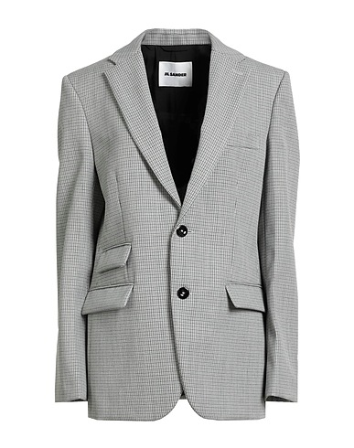 JIL SANDER Blazer Light grey 100% Virgin Wool