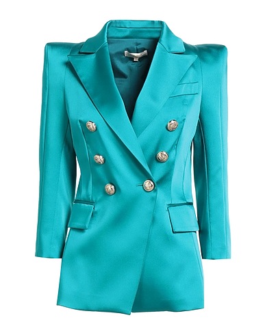 W LES FEMMES by BABYLON Blazer Emerald green 96% Polyamide, 4% Elastane