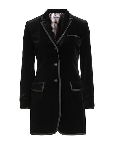 THOM BROWNE Giacca Nero 100% Cotone, Poliestere