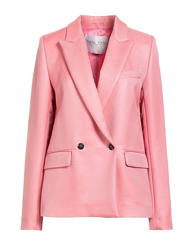 FORTE_FORTE Jackett Rosa 74% Schurwolle, 26% Viskose