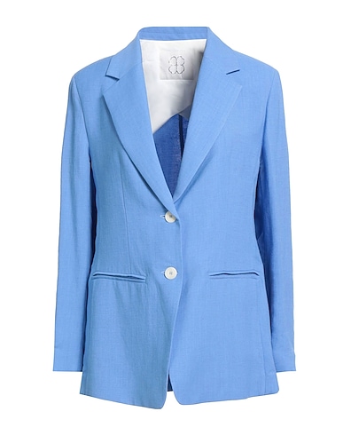 TRUE ROYAL Blazer Azure 73% Viscose, 27% Linen