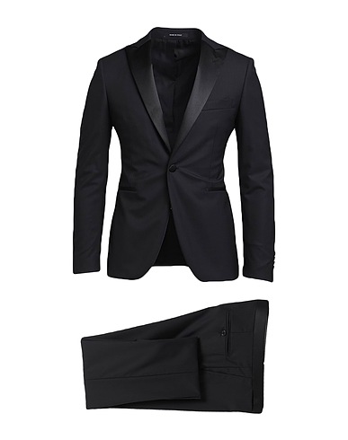 TAGLIATORE Abito Nero 100% Super 130s Lana