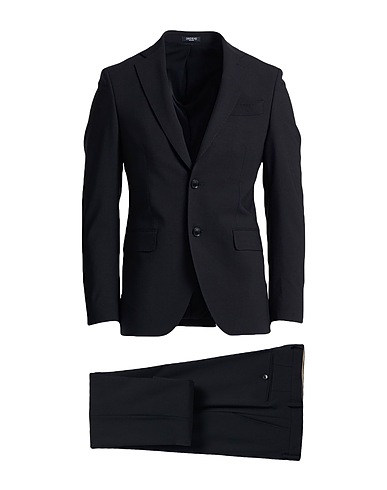 BRERAS Milano Suits Black 93% Virgin Wool, 7% Elastane