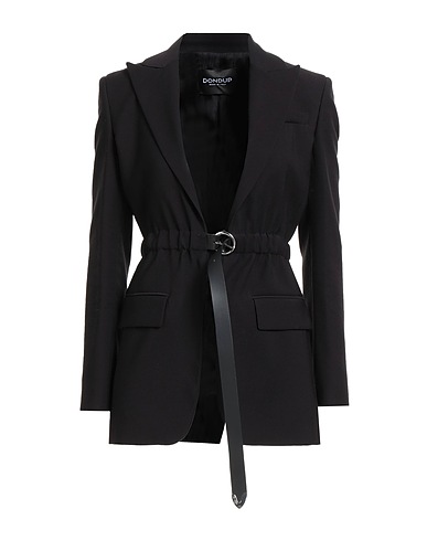 DONDUP Blazer Black 90% Viscose, 10% Polyester