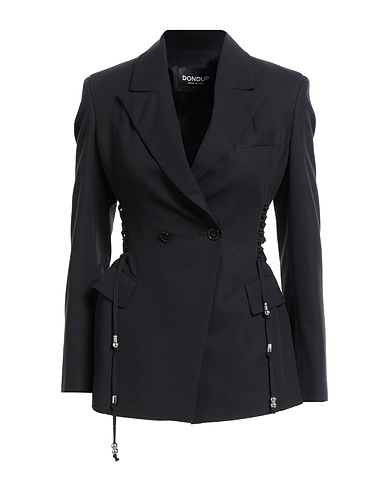DONDUP Blazer Navy blue 100% Cotton