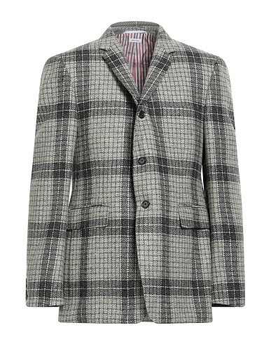 THOM BROWNE Blazer Grey 100% Wool
