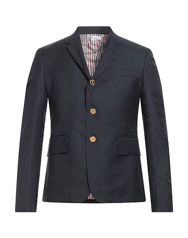 THOM BROWNE Blazer Midnight blue 50% Wool, 50% Polyester