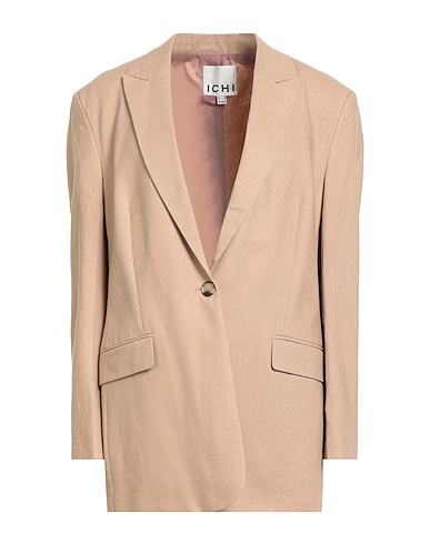 ICHI Blazer Beige 58% Linen, 42% Viscose