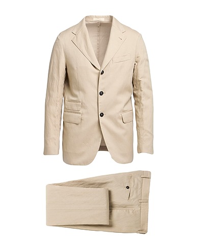 MASSIMO ALBA Suits Beige 53% Wool, 47% Linen