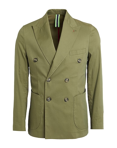 MULISH Blazer Military green 63% Cotton, 32% Polyamide, 5% Elastane