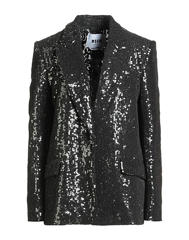 MSGM Blazer Black 50% Cotton, 25% Polyamide, 25% Polyester