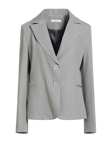 SQUAD² Giacca Grigio chiaro 77% Poliestere, 18% Rayon, 5% Elastan