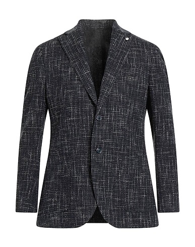 L.B.M. 1911 Blazer BLU NOTTE 86% Cotton, 10% Acrylic, 4% Polyamide