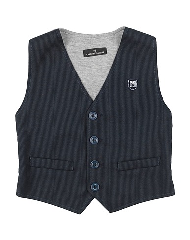 CARLO PIGNATELLI Anzugweste Marineblau 65% Baumwolle, 34% Wolle, 1% Andere Fasern