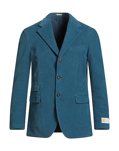 MASSIMO ALBA Blazer Deep teal 98% Cotton, 2% Elastane