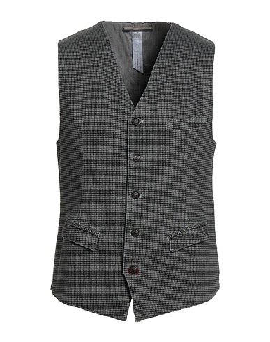 MESSAGERIE Waistcoat Grey 98% Cotton, 2% Elastane