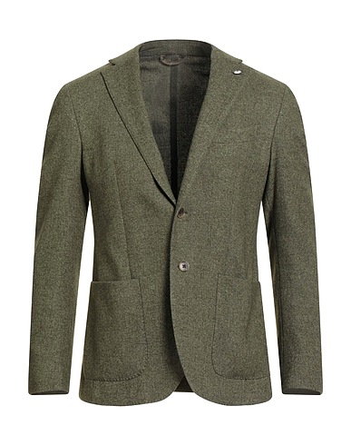 L.B.M. 1911 Blazer Verde militare 45% Lana Vergine, 45% Cotone, 10% Poliammide