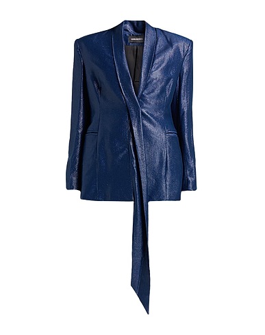 SABINA MUSÁYEV Blazer Navy blue 92% Viscose, 8% Polyester