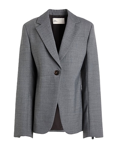 TORY BURCH Blazer Grey 53% Polyester, 43% Wool, 4% Elastane