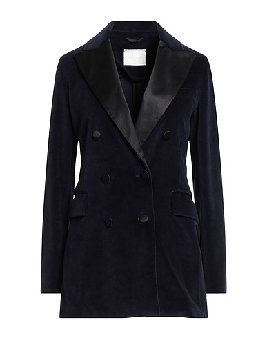 CIRCOLO 1901 Blazer Midnight blue 80% Cotton, 20% Polyester