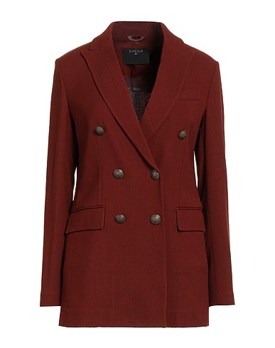 CIRCOLO 1901 Blazer LUXURY Brown 94% Virgin Wool, 5% Cashmere, 1% Elastane