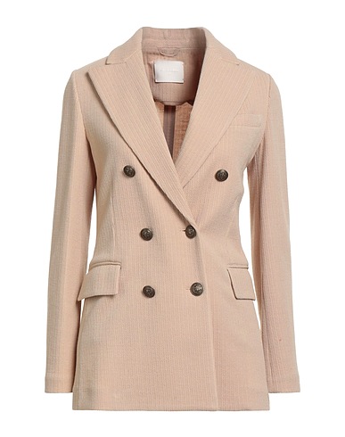 CIRCOLO 1901 Blazer Beige 66% Virgin Wool, 34% Cotton
