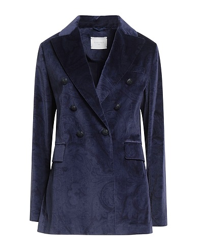 CIRCOLO 1901 Blazer Navy 98% Cotton, 2% Elastane