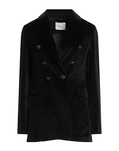 CIRCOLO 1901 Blazer Black 98% Cotton, 2% Elastane