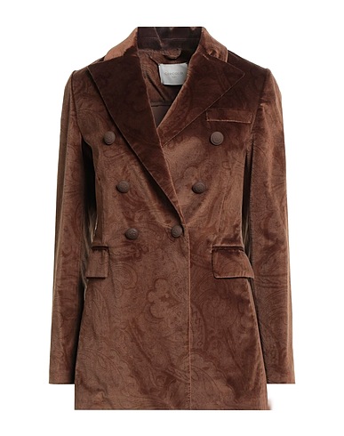 CIRCOLO 1901 Jackett Braun 98% Baumwolle, 2% Elastan