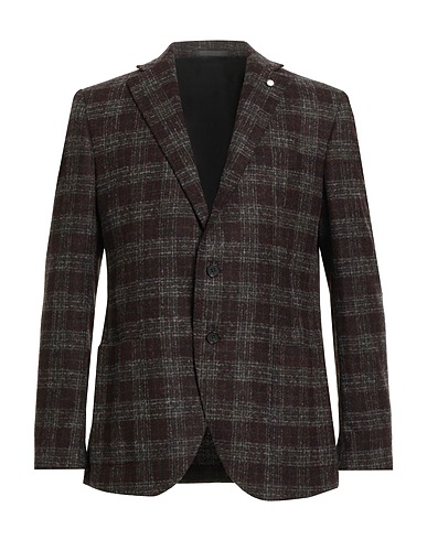 LUIGI BIANCHI Mantova Blazer Burgundy 58% Alpaca wool, 27% Wool, 15% Polyamide