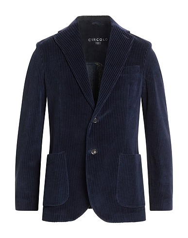 CIRCOLO 1901 Blazer Navy blue 80% Cotton, 20% Polyester