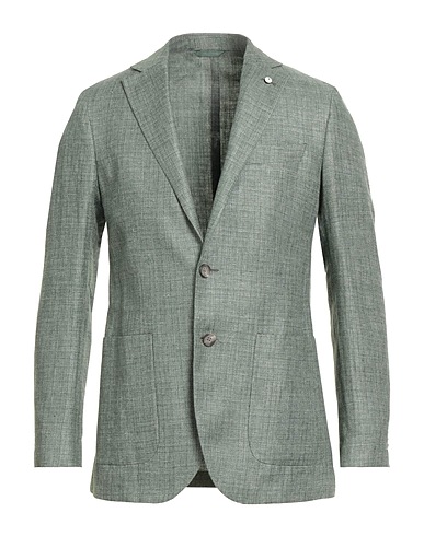 L.B.M. 1911 Blazer Green 57% Linen, 43% Virgin Wool