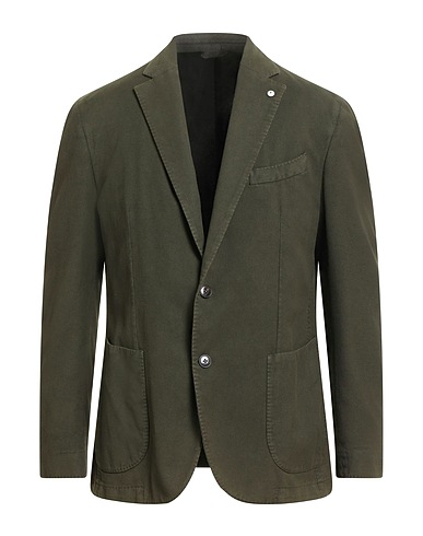 L.B.M. 1911 Blazer Military green 94% Cotton, 6% Cashmere