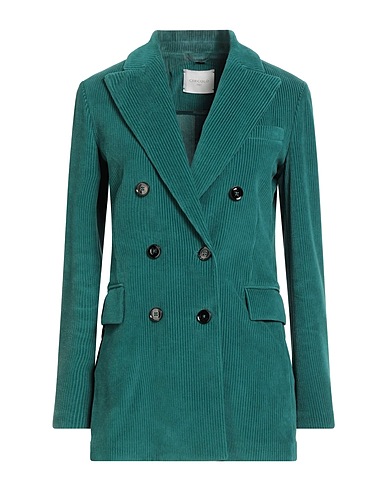 CIRCOLO 1901 Blazer Deep teal 80% Cotton, 20% Polyester