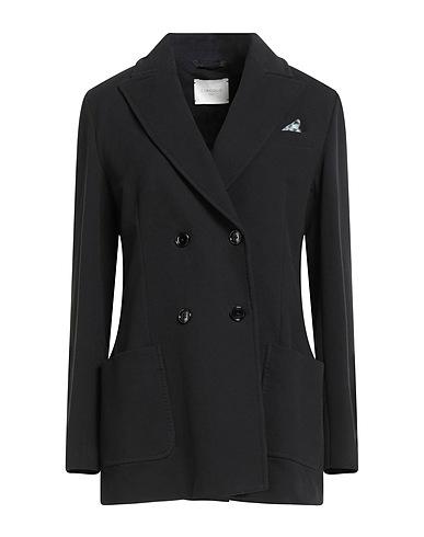 CIRCOLO 1901 Blazer Black 95% Cotton, 5% Elastane