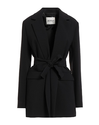 OTTOD'AME Giacca Nero 63% Poliestere, 32% Viscosa, 5% Elastan