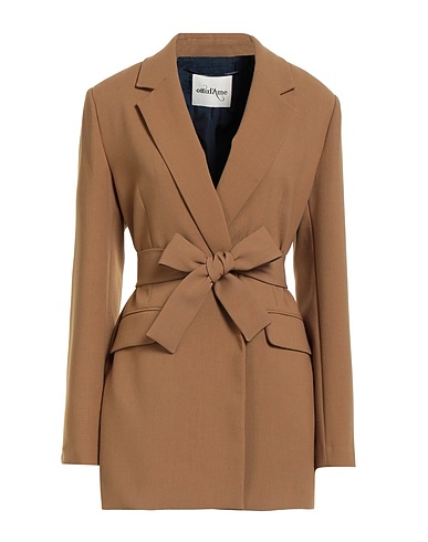 OTTOD'AME Blazer Khaki 63% Polyester, 32% Viscose, 5% Elastane