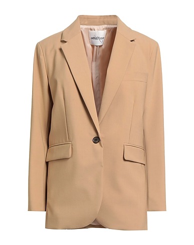 OTTOD'AME Blazer Beige 53% Polyester, 43% Virgin Wool, 4% Elastane