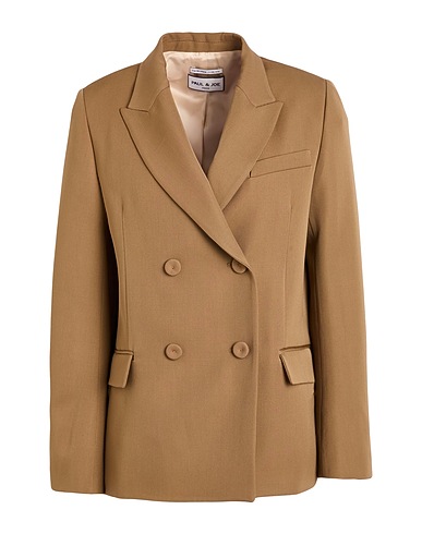 PAUL & JOE Blazer Camel 100% Virgin Wool