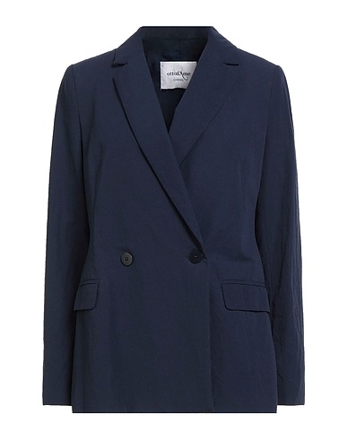 OTTOD'AME Blazer CARING Navy 42% Polyester, 34% Cotton, 24% Linen