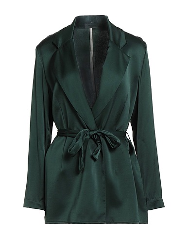 OTTOD'AME Double breasted pea coat Green 100% Viscose